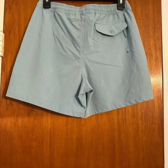 Athleta Marin 5” Blue Board Shorts Lightweight Performance - Picture 2 of 5